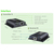 Techly Additional HDMI HDbitT IR Extender Receiver on 120m Cat.6 Cable