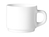 Kaffeetasse zum Geschirr EVERYDAY, aus Hartglas, weiß. Volumen 0,22 l, Höhe 6,5