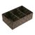Boîte à compartiments Versa Brun foncé 21 x 10 x 32 cm