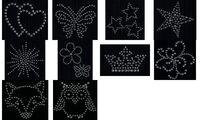 KLEIBER Application strass "Fleur & papillon", 60 x 65 m (53500826)