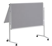 Presentatiebord MAULpro, klapb., txt.grijs, 150 x120 cm
