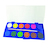 Farby akwarelowe KEYROAD, z pędzelkiem, 12 kolorów, zawieszka