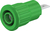 4 mm Sicherheitsbuchse grün SEB4-F/A