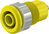 4 mm Sicherheitsbuchse gelb SLB4-E