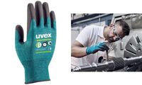 uvex Schnittschutz-Handschuh Bamboo TwinFlex D xg, Gr. 06 (6300468)