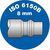 PREVOST Sicherheits-Schnellkupplung Gehäuse aus Verbundwerkstoff, Schlauchkupplung, 10mm ISO B8