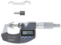 MITUTOYO V - ülékes mikrométer digitális : 1 - 15 mm / 0,001 mm 314-261-30