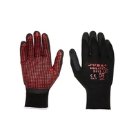 Juba Agility 5112 Red Dots Nitrile Foam Gloves - Size EIGHT