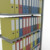 Anbauregal, Büro-Fachbodenregal Stecksystem MULTIplus85, 2000 x 1000 x 300 mm (HxBxT), 6 Fachböden, Kreuzstrebe, verzinkt, mit Anschlagleiste