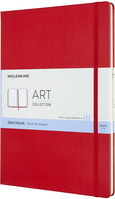 MOLESKINE Skizzenbuch HC A4 626703 blanko, rot, 96 Seiten