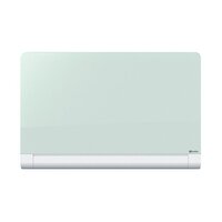 Nobo Impression Pro Glass Magnetic Whiteboard Concealed Pen Tray 1900x1000mm Whi