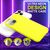 Hülle für iPhone 14 Pro - Bunte Neon Silikon Handyhülle Samtig Weich Rutschfest Gelb