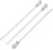 Kabelbinder mit Schrauböse, Befestigungsloch-Ø 4,2 mm, Polyamid, (L x B) 151 x 3