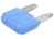 KFZ-Flachsicherung, 15 A, 32 V, blau, (L x B x H) 10.9 x 3.8 x 8.8 mm, 0297015.W