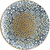 Teller flach Alhambra; 21 cm (Ø); blau/weiß/braun; rund; 12 Stk/Pck