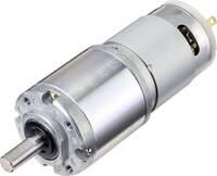 DC motor 12 V 530 mA 0,2255529 Nm 104 rpm, tengely átmérő: 6 mm, TRU COMPONENTS IG320051-F1C21R
