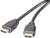 SpeaKa Professional HDMI Csatlakozókábel HDMI-A dugó 2.00 m Fekete SP-9535220 #####4K UHD, Audio Return Channel, aranyozott érintkező HDMI kábel