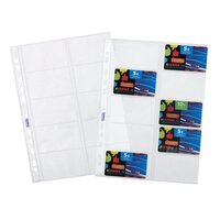 Buste a Foratura Universale Porta Cards Favorit - 22x30 cm - Liscia Alto Spessor