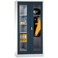Multi-purpose cloakroom cupboard with E lock