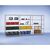 Bolt-together shelf unit, light duty, plastic coated