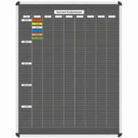 Stecktafel Planrecord mit Leitlinien BxHxT 440x320x22mm schwarz