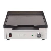 Buffalo Countertop Griddle in Silver - Stainless Steel - Non Slip Feet