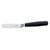 Dick Cranked Spatula 4in Black Stainless Steel