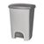 Rubbermaid Curver Pedal Bin in Grey Made of Polypropylene 40 Litres