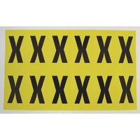 Self-adhesive numbers and letters - Letter X