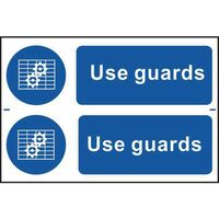 Use guards sign - pack of 2