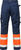 High Vis Handwerkerhose Kl.1 2029 PLU Warnschutz-orange/marine - Rückansicht