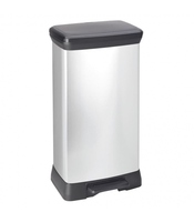 CUBO PEDAL DECORADO METAL PLAT