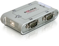USB 2.0 to 4 port serial HUB - Serieller Adapter