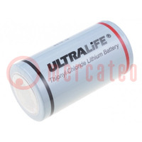 Batterij: lithium; 3,6V; C; 6500mAh; Ø26,2x50mm