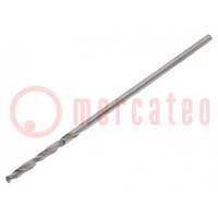 Drill bit; for metal; Ø: 0.9mm; Features: hardened