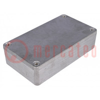 Enclosure: multipurpose; X: 65mm; Y: 115mm; Z: 30mm; 1550Z; aluminium