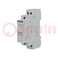 Relay: installation; bistable,impulse; NO; Ucoil: 48VDC; 16A; IP20