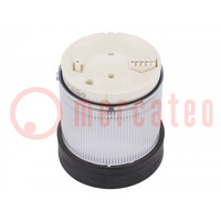 Signaller: lighting; bulb BA15D; transparent; 0÷250VDC; 0÷250VAC