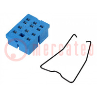 Socket; PIN: 11; 10A; 250VAC; PCB; for PCB; -40÷70°C; 55.33