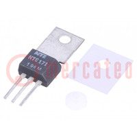 Transistor: NPN; bipolaire; 300V; 0,1A; 6,25W; TO202-3