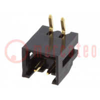 Connector: wire-wire/PCB; socket; male; DF3; 2mm; PIN: 2; THT