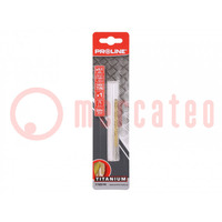 Drill bit; for metal; Ø: 5.1mm; Features: grind blade; blister