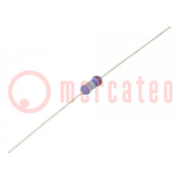 Resistor: metal oxide; 2.7Ω; 500mW; ±5%; Ø3.5x10mm; -55÷155°C