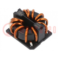 Inductor: wire with current compensation; THT; 400uH; 1.18mΩ