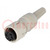 Plug; DIN; female; PIN: 5; Layout: 240°; straight; for cable