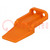 Accessori: clip di bloccaggio; DTM; femmina; PIN: 2; arancione