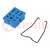 Socket; PIN: 11; 10A; 250VAC; 55.33; PCB; voor printplaten; -40÷70°C