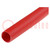 Tubo electroaislante; PVC; rojo; -45÷125°C; Øint: 12mm; L: 50m