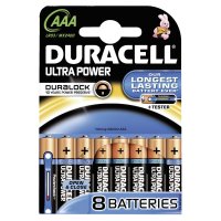 Duracell Ultra Power-AAA(MX2400/LR03) BPH8 Dclick mit Powercheck
