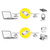 ROLINE USB 3.2 Gen 1 adapter, USB Type A - C, M/F